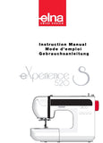 ELNA EXPERIENCE 520S SEWING MACHINE MACHINE A COUDRE NAHMASCHINE INSTRUCTION MANUAL MODE D'EMPLOI GEBRAUCHSANLEITUNG 100 PAGES ENG FRANC DEUT