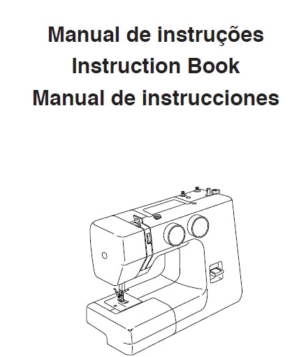 ELNA SEW75 MAQUINA DA COSTURA SEWING MACHINE MAQUINA DE COSER MANUAL DE INSTRUCOES INSTRUCTION BOOK MANUAL DE INSTRUCCIONES 60 PAGES PORT ENG ESP