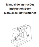 ELNA SEW75  MAQUINA DA COSTURA SEWING MACHINE MAQUINA DE COSER MANUAL DE INSTRUCOES INSTRUCTION BOOK MANUAL DE INSTRUCCIONES 60 PAGES PORT ENG ESP