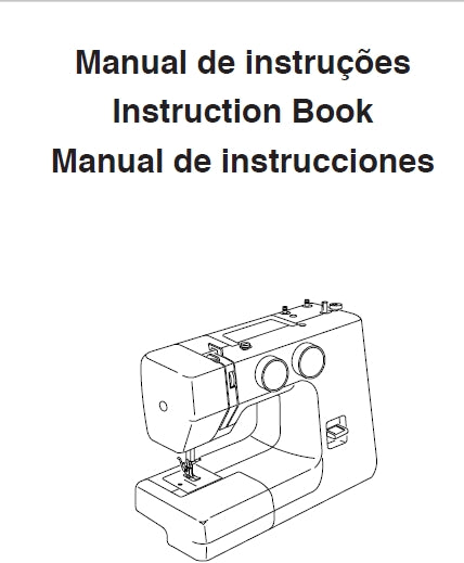 ELNA SEW FUN MAQUINA DA COSTURA SEWING MACHINE MAQUINA DE COSER MANUAL DE INSTRUCOES INSTRUCTION BOOK MANUAL DE INSTRUCCIONES 60 PAGES PORT ENG ESP
