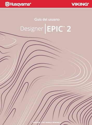 HUSQVARNA VIKING DESIGNER EPIC 2 SEWING MACHINE GUIA DEL USUARIO 196 PAGES ESP