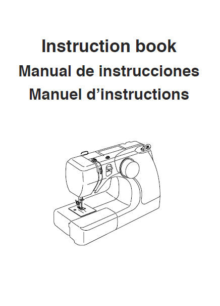 JANOME 128 SEWING MACHINE INSTRUCTION BOOK 48 PAGES ENG ESP FRANC