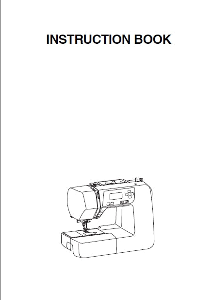 JANOME 2030DC JNH1860 SEWING MACHINE INSTRUCTION BOOK 44 PAGES ENG