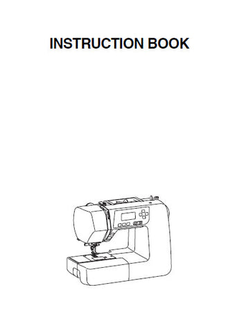 JANOME 49360 SEWING MACHINE INSTRUCTION BOOK 48 PAGES ENG