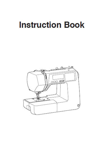 JANOME 5300QDC-T SEWING MACHINE INSTRUCTION BOOK 84 PAGES ENG