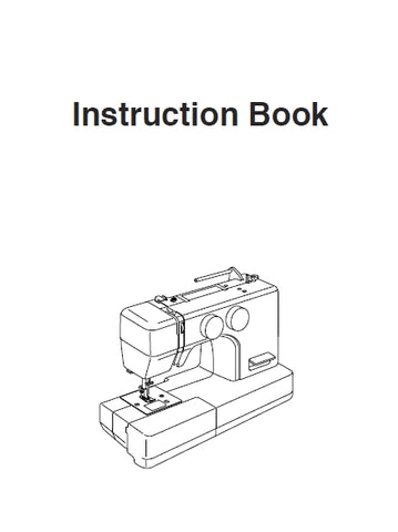 JANOME 5812 SEWING MACHINE INSTRUCTION BOOK 36 PAGES ENG