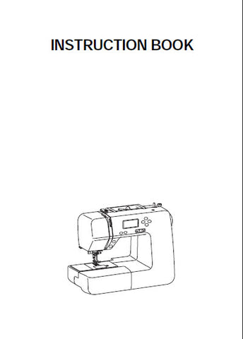 JANOME 8050 SEWING MACHINE INSTRUCTION BOOK 48 PAGES ENG