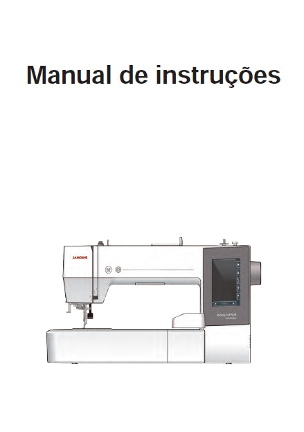 JANOME MEMORY CRAFT 550E LE MC550E LE MAQUINA DE COSTURA MANUAL DE INSTRUCOES 88 PAGINAS PORTUGUESE BR