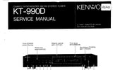 KENWOOD KT-990D QUARTZ SYNTHESIZER AM FM STEREO TUNER SERVICE MANUAL INC SCHEMATIC DIAGRAMS 45 PAGES ENG