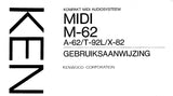 KENWOOD M-62 MIDI COMPAKT AUDIOSYSTEM BEDIENUNGSANLEITUNG GEBRUIKSAANWIJZING 100 SEITE DEUT NL