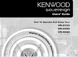 KENWOOD VR-5700 VR-5090 VR-5089 DIGITAL AUDIO VIDEO RECEIVER USERS GUIDE 88 PAGES ENG