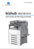 KONICA MINOLTA BIZHUB 163 181 211 PRINTER USERS GUIDE 362 PAGES ENG