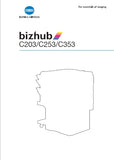 KONICA MINOLTA BIZHUB C203 C253 C353 PRINTER NETWORKING USERS MANUAL 252 PAGES ENG
