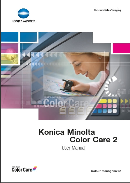 KONICA MINOLTA COLOR CARE 2 PRINTER USER MANUAL 91 PAGES ENG