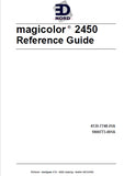 KONICA MINOLTA MAGICOLOR 2450 PRINTER REFERENCE GUIDE 210 PAGES ENG