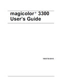 KONICA MINOLTA MAGICOLOR 3300 PRINTER USERS GUIDE 198 PAGES ENG