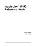 KONICA MINOLTA MAGICOLOR 5450 PRINTER REFERENCE GUIDE 258 PAGES ENG