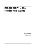 KONICA MINOLTA MAGICOLOR 7450 PRINTER REFERENCE GUIDE 272 PAGES ENG