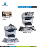 KONICA MINOLTA PAGE PRO 1300 MF SERIES PRINTER TECHNICAL GUIDE 32 PAGES ENG