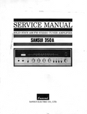 SANSUI 350A SOLID STATE AM/FM STEREO TUNER AMPLIFIER SERVICE MANUAL