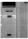 SANSUI R-99Z QUARTZ SYNTHESIZER DC SERVO RECEIVER SERVICE MANUAL INC SCHEMATIC DIAGRAMS 12 PAGES ENG