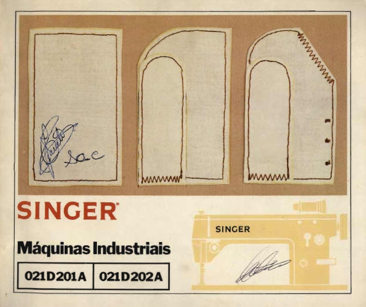 SINGER 021D201A 021D202A MAQUINAS INDUSTRIAIS MANUAL DE INSTRUCOES 39 PAGINA PT