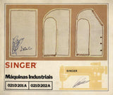 SINGER 021D201A 021D202A MAQUINAS INDUSTRIAIS MANUAL DE INSTRUCOES 39 PAGINA PT