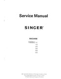 SINGER 1669U SEWING MACHINE SERVICE MANUAL 38 PAGES ENG