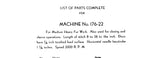 SINGER 176-21 176-22 SEWING MACHINE LIST OF PARTS COMPLETE 20 PAGES ENG