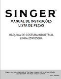 SINGER 2591D508A MAQUINA DE COSTURA INDUSTRIAL MANUAL DE INSTRUCOES 39 PAGINA PT