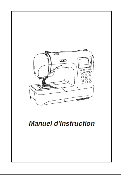 SINGER 9100 STYLIST SEWING MACHINE MANUEL D'INSTRUCTION 84 PAGES FRANC