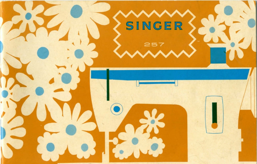 SINGER 257 MACHINE A COUDRE MODE D'EMPLOI 48 PAGES FRANC