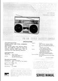 SONY CFS-500 FM AM STEREO CASSETTE-CORDER SERVICE MANUAL INC SCHEM DIAGS 30 PAGES ENG