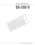 AKAI GX-266D REEL TO REEL STEREO TONBANDGERAT BEDIENUNGSANLEITUNG 24 PAGES DEUTSCH