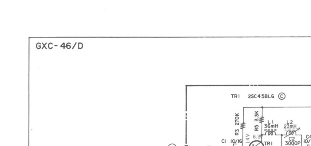AKAI GXC-46 GXC-46D CASSETTE STEREO TAPE DECK SCHEMATIC DIAGRAMS 4 PAGES ENG