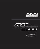 AKAI MPC2500 MUSIC PRODUCTION CENTER QUICK START MANUAL 74 PAGES ENG ESP FRANC DEUT ITAL