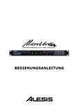 ALESIS MIDIVERB 4 MULTIEFFECTS PROCESSOR BEDIENUNGSANLEITUNG 72 SEITE DEUT