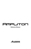 ALESIS MOD FX AMPLITON EFFECTS BOX REFERENCE MANUAL 51 PAGES ENG