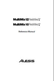 ALESIS MULTIMIX 12 FIREWIRE MULTIMIX 16 FIREWIRE MIXER REFERENCE MANUAL 64 PAGES ENG