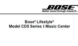 BOSE CD5V2 LIFESTYLE SERIES I MUSIC CENTER SERVICE MANUAL INC BLK DIAGS TRSHOOT GUIDE PCB'S INT CIRC DIAGS SCHEM DIAG AND PARTS LIST 71 PAGES ENG