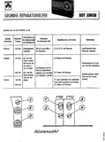 GRUNDIG BOY JUNIOR RADIO REPARATURHELFER MIT SCHALTPLANS 3 SEITE DEUT
