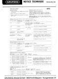 GRUNDIG MELODY BOY 400 RADIO INSTRUCTIONS DE SERVICE INC PCBS AND SCHEM DIAGS 4 PAGES FRANC