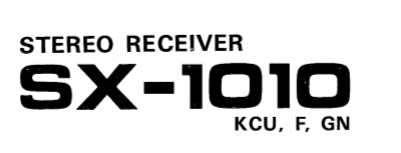 PIONEER SX-1010 STEREO RECEIVER SERVICE MANUAL INC BLK DIAG PCBS SCHEM DIAGS ANDF PARTS LIST 72 PAGES ENG