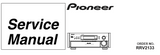 PIONEER VSX-29TX VSX-D908S VSX-24TX VSX-26TX VSX-27TX AV MULTICHANNEL RECEIVER SERVICE MANUAL INC BLK DIAG PCBS SCHEM DIAGS AND PARTS LIST 114 PAGES ENG