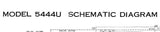 JVC 5444U AM FM 4 CHANNEL RECEIVER SCHEMATIC DIAGRAM 1 PAGE ENG