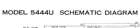 JVC 5444U AM FM 4 CHANNEL RECEIVER SCHEMATIC DIAGRAM 1 PAGE ENG