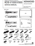 KENWOOD KOS-V1000 KOS-V500 ADVANCED INTEGRATION AV CONTROLLER SERVICE MANUAL INC BLK DIAG PCBS SCHEM DIAG AND PARTS LIST 58 PAGES ENG