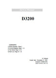 KORG D3200 DIGITAL RECORDING STUDIO SERVICE MANUAL INC BLK DIAG CIRC DIAG SCHEM DIAGS AND PARTS LIST 22 PAGES ENG