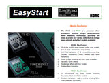 KORG PX4D PX4A PERSONAL MULTI EFFECT PROCESSOR EASY START PAGES ENG