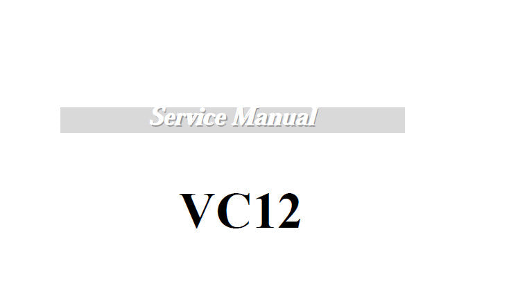 KORG VC12 VOX FOOT CONTROLLER SERVICE MANUAL INC BLK DIAG SCHEM DIAGS PCB'S AND PARTS LIST 14 PAGES ENG